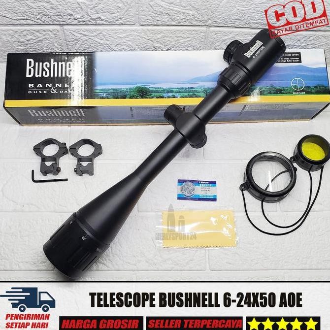 BUSHNELL 6-24X50 AOEG ORIGINAL TERMURAH