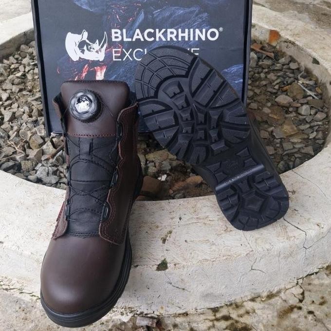 COD Sepatu Black Rhino 0608 LS Safety Shoes Exclusive