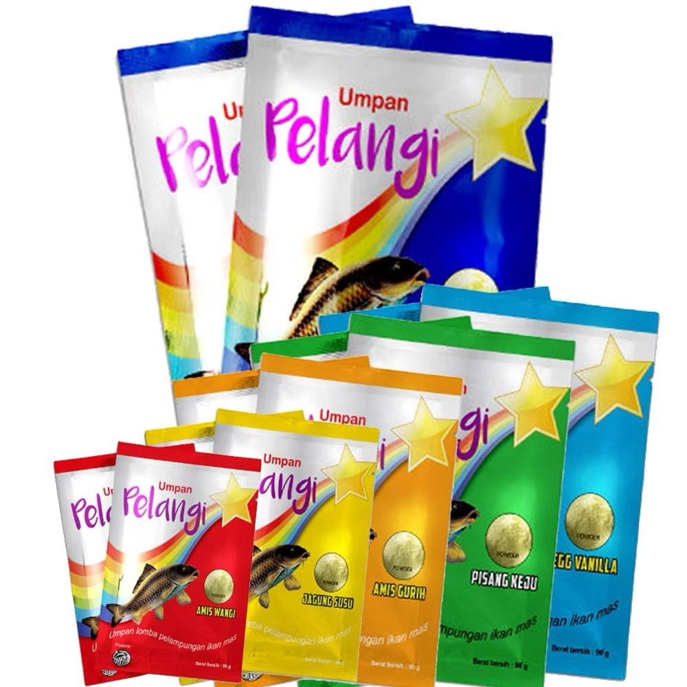 Umpan Pancing Djempol Pelangi Umpan Pelet Djempol Pelangi