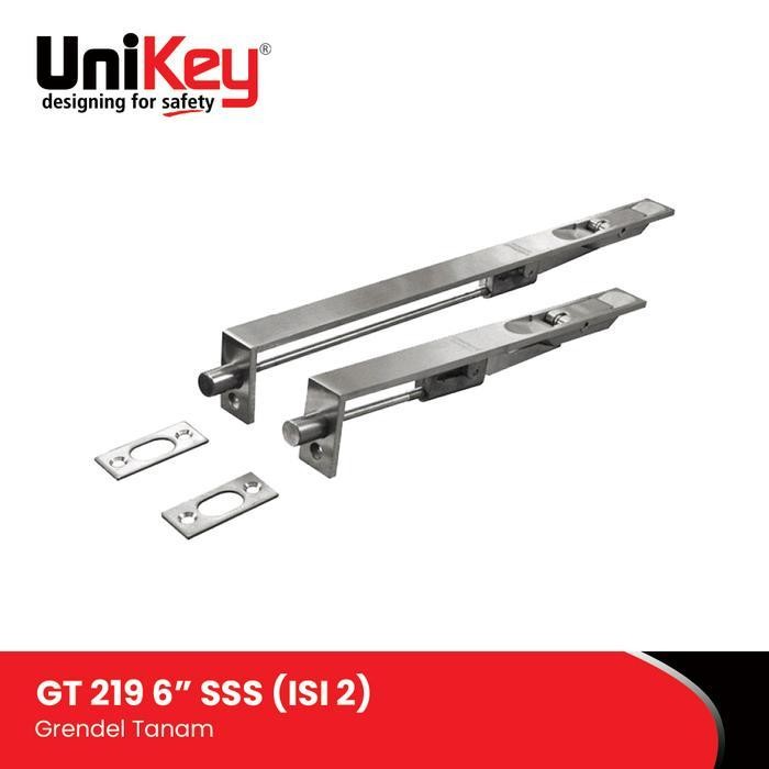 UniKey Grendel Tanam Stainless GT 219 SSS (Isi 2)