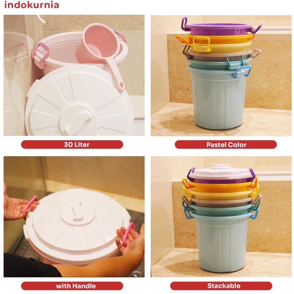 Indokurnia Ember Hongkong 8 Galon Pastel