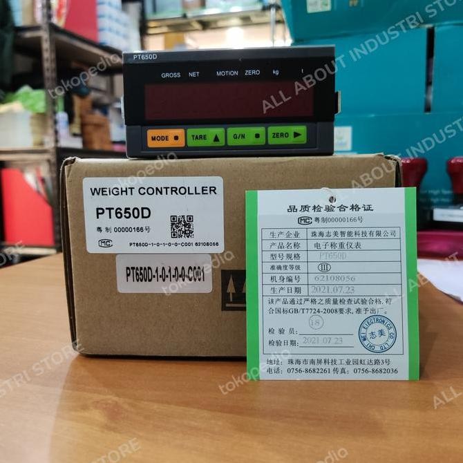 ```````] INDICATOR PT650D CHIMEI WEIGHT CONTROLLER PT 650 D / PT 650D