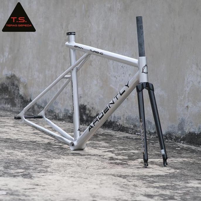 FRAMESET ARDENTLY GT GRAN TURISMO FORK CARBON SEPEDA FIXIE ORIGINAL DAN TERPERCAYA