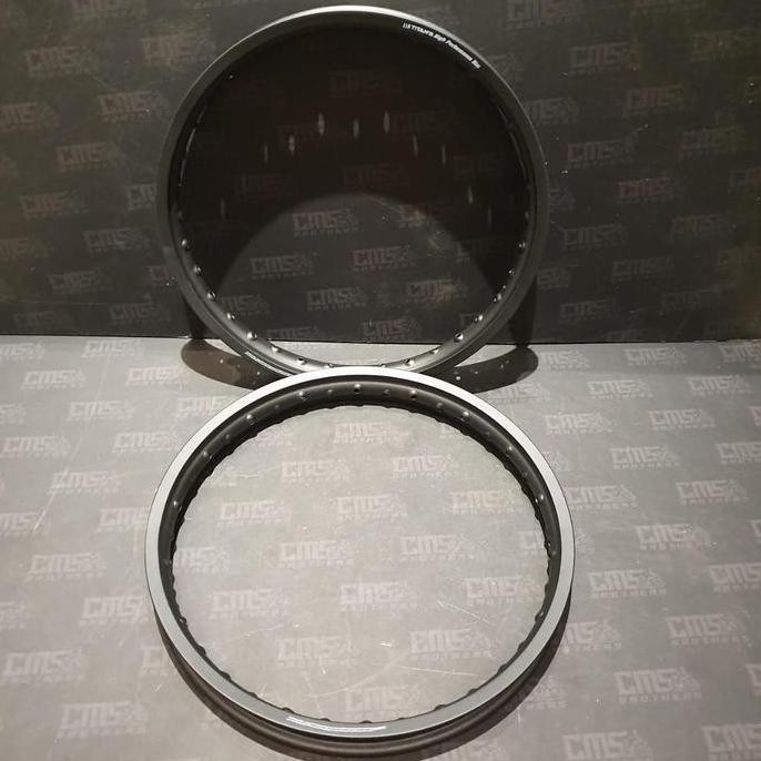 ALLOY TITANS 18 X 160 PETAK EXCEL HITAM KULIT JERUK ORIGINAL DAN TERPERCAYA