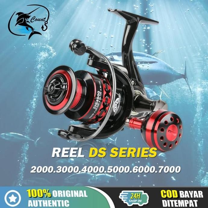 Fishing Reel DS2000 - 7000 10 Kg / DEUKIO Gulungan Pancing Ikan Logam / Tarikan Pancing Ikan Logam C