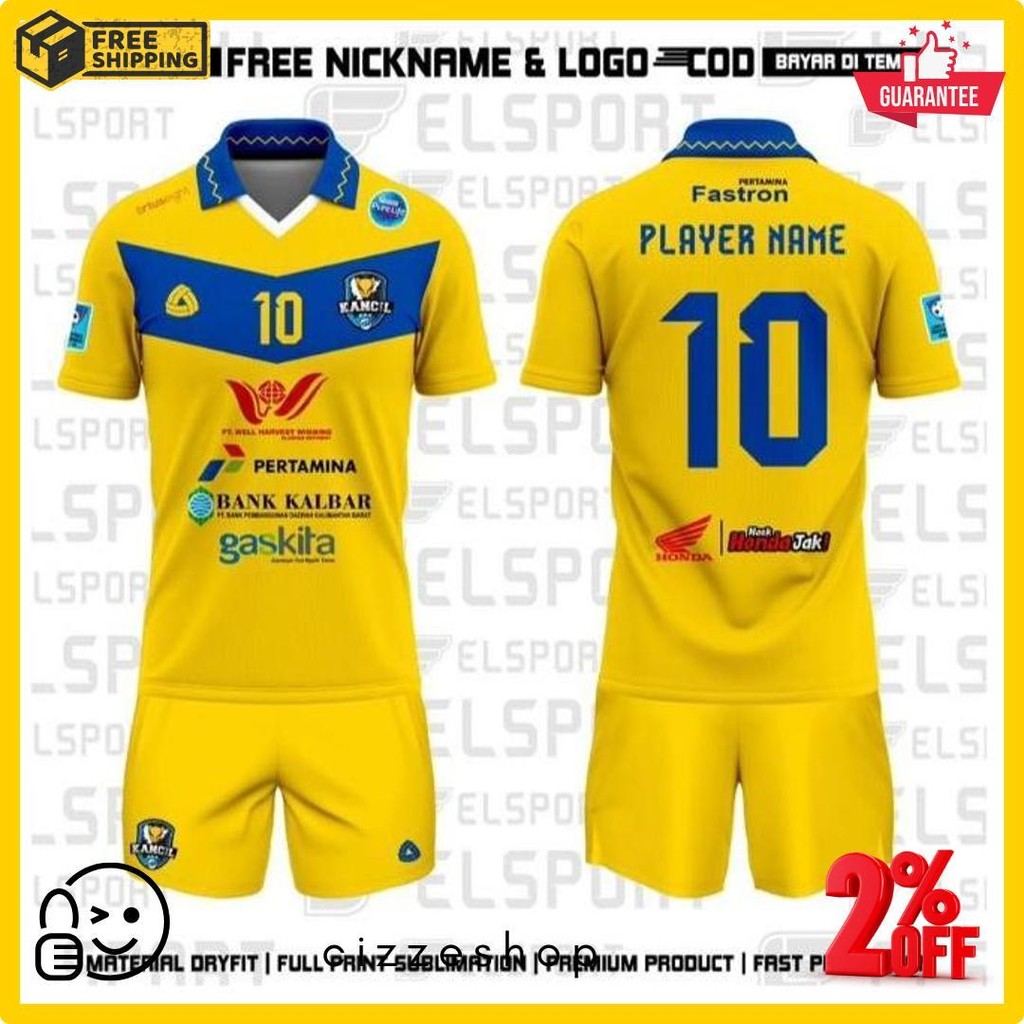 Diskon Up To 70% Baju Futsal Kancil Bbk Terbaru 2024 Gratis Pasang Nama Dan Logo Full Printing