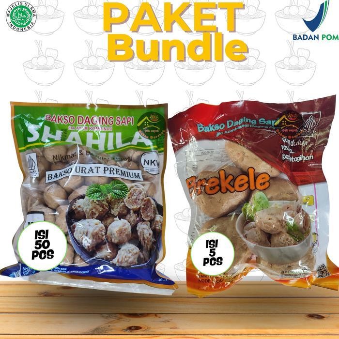 

HSS Paket Hemat Bakso Shahila Isi 50+5 - Makanan Beku - Frozen, Food