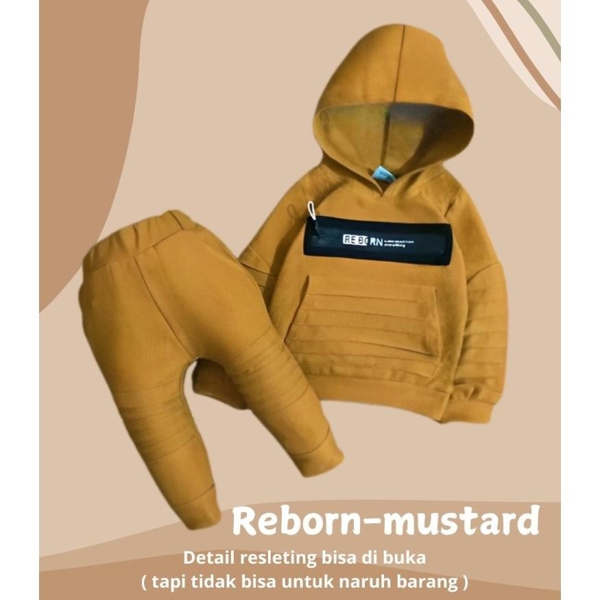Ct_C1077 Setelan Anak Laki - Laki / Baju Bayi Laki- Laki Model Hoodie Lengan Pendek  Celana Panjang 