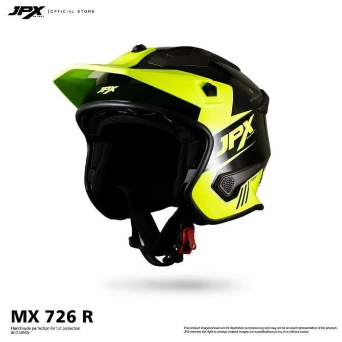 Helm Jpx Full Face Mx-726R Solid