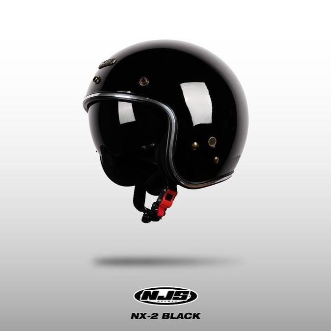 Njs Nx-2 Solid List Chrome (Free Pet) - Helm Retro | Njs Retro | Helm Bogo | Njs Bogo | Bogo Polos |