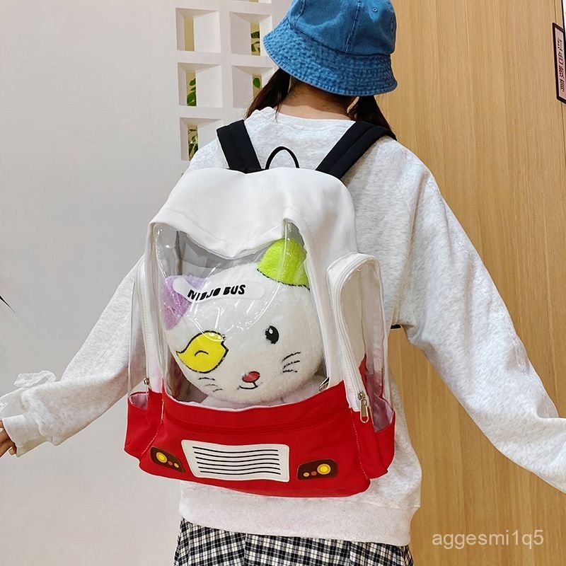 Tas ItaBag Boneka Ransel Big Doll Jepang Korea/Tas Ransel Transparan Aesthetic/Cosplay Anime Lolita 