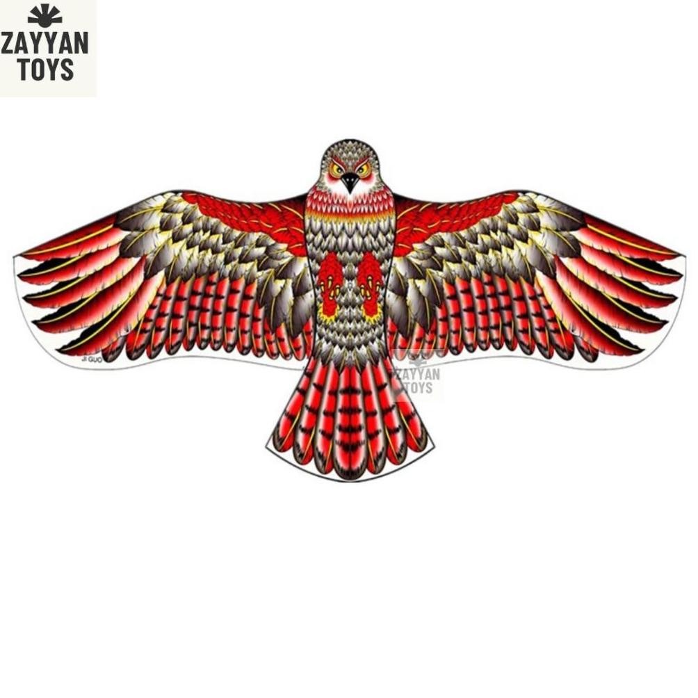 Tahan Lama Is75 Layangan Bentuk Burung Elang - Layang 1 Pc Motif Olahraga Outdoor 1.1M Dengan Tali 3