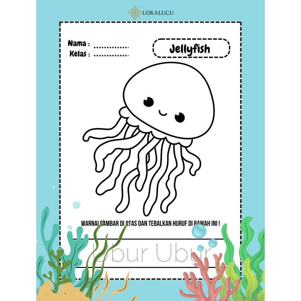 

50 Lembar Menggambar dan Mewarnai Anak Belajar Sambil Bermain Ukuran A5 Tema Menarik dan Bervariasi Ready stock