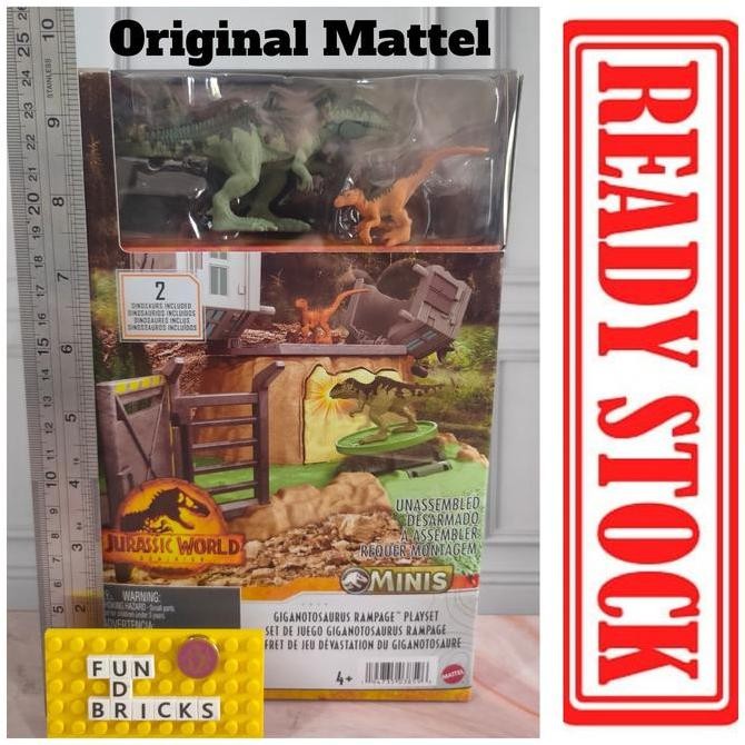 Jurassic World Dominion Giganotosaurus Rampage Playset Mattel