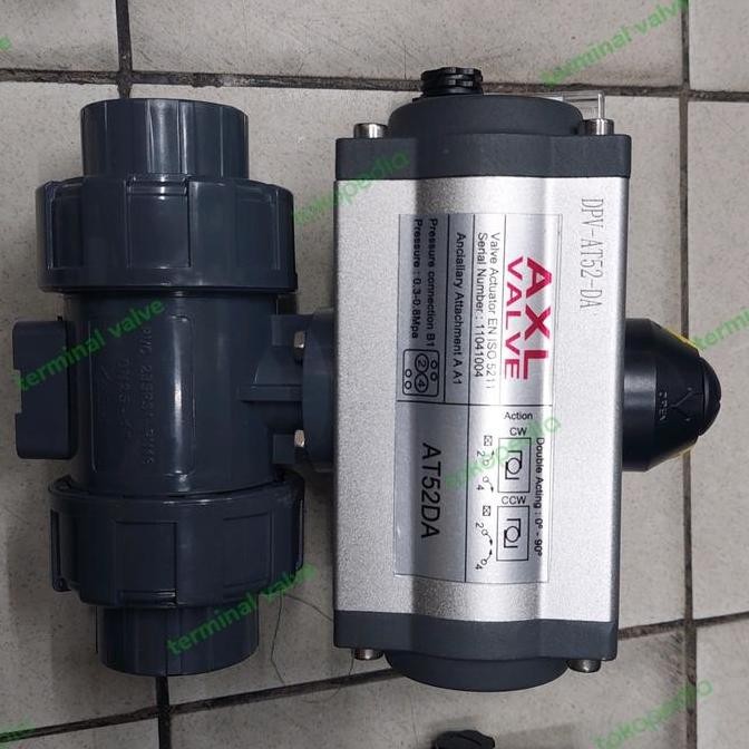 Ball Valve Pvc Actuator Pneumatic 1Inch/Ball Valve Otomatis 1"