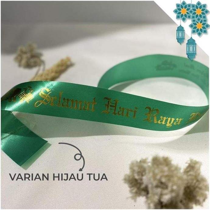 

Promo Istimewa Pita Selempang Idul Fitri Belt Hiasan Hampers Hari Raya Parcel Lebaran 10 Pcs