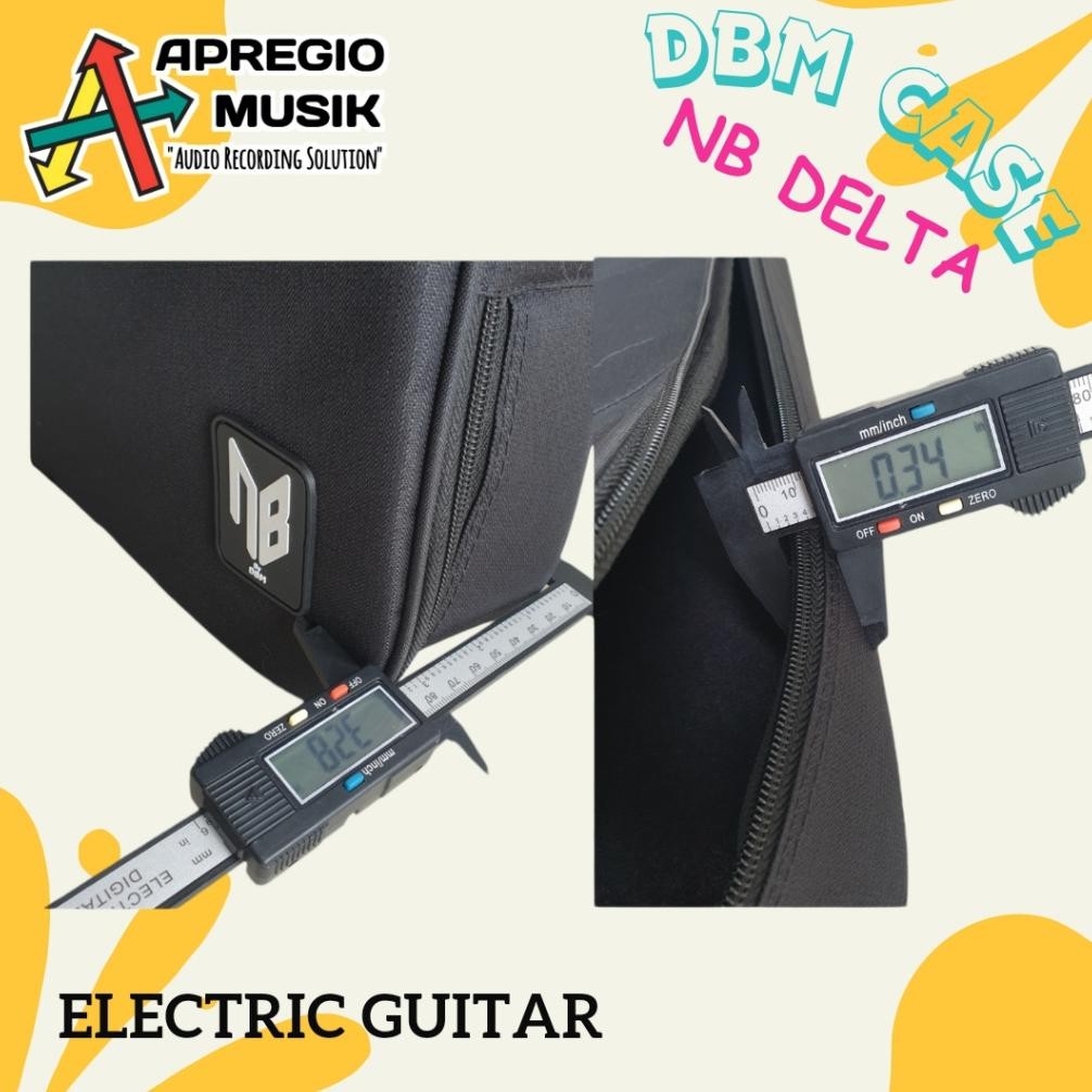 Dbm Case Nb Delta Softcase Gigbag Electric Tas Gitar Elektrik Original