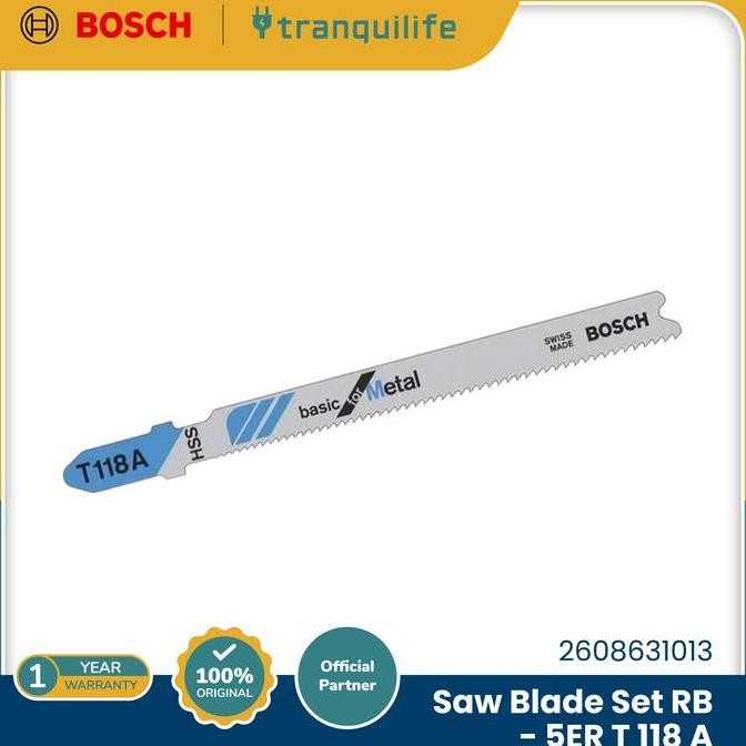 Bosch T 118 Mata Gergaji Jigsaw T118A Jigsaw Blade for Metal Logam