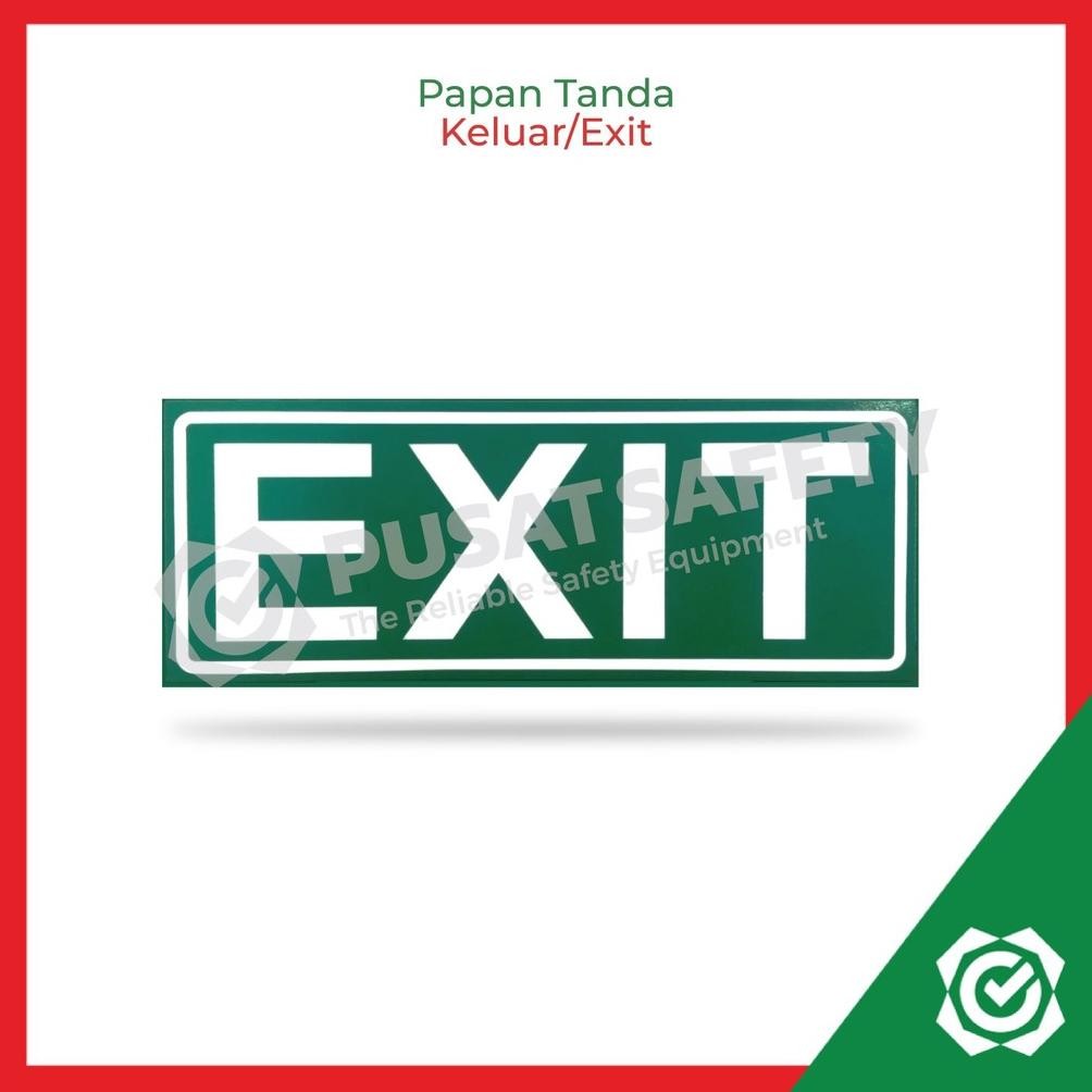 

Papan Rambu Tanda Keluar Exit Darurat