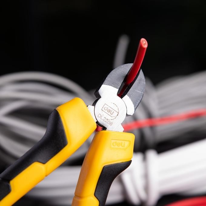 Deli Tang Set - Tang Kombinasi Tang Lancip Tang Potong 1 Set 6 Inch