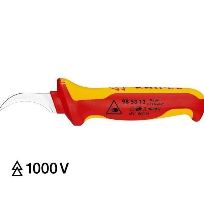 

Knipex Pisau Cutter Kabel VDE 98 53 13 Stripping Knives 1000V dengan Bahan Baja Khusus dan Pegangan Ergonomis
