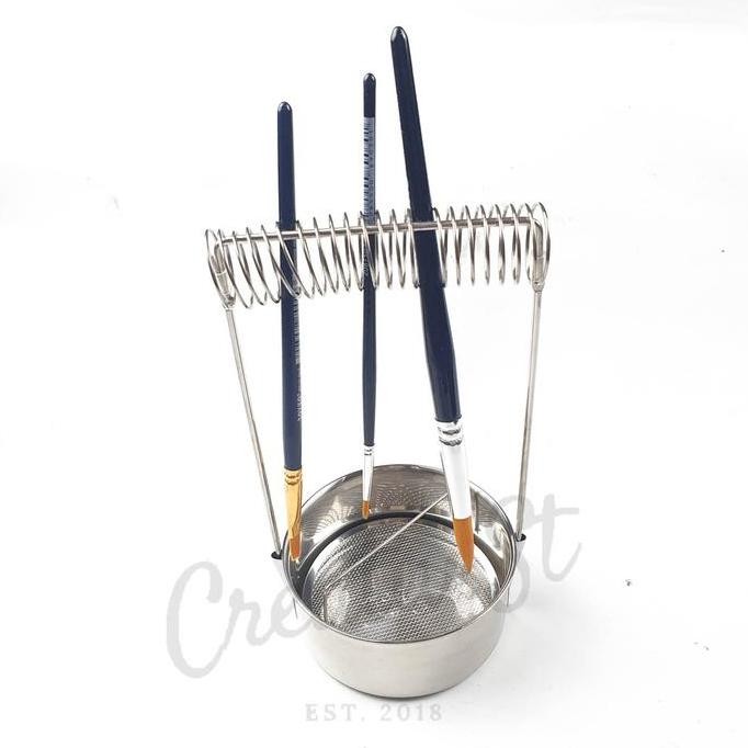 

Mont Marte Tempat Cuci Kuas Brush Washer - Stainless Steel Maxx0007