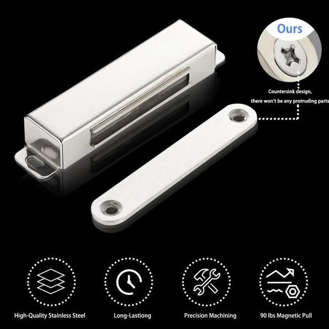10cm Magnet Pintu Lemari Magnet Pintu Kamar Mandi Door Closer Magnet