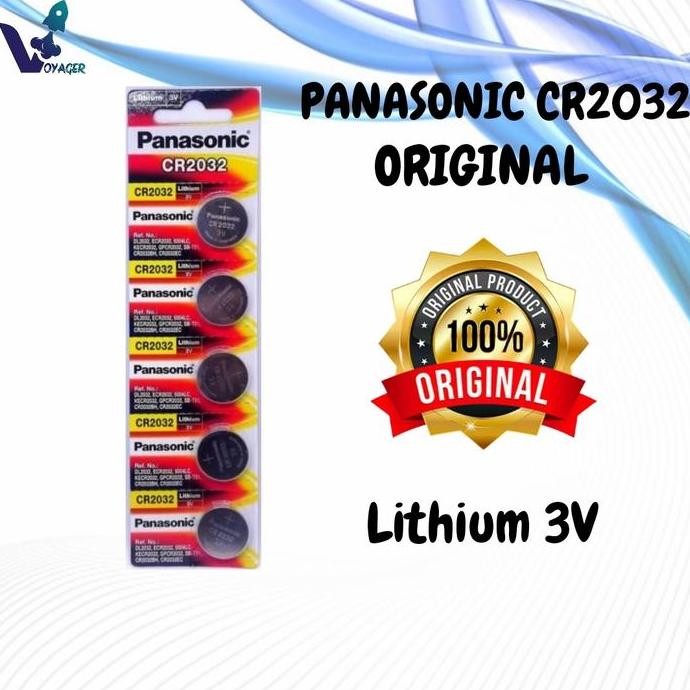 Baterai Panasonic CR2032 Original / Panasonic CR 2032 - 1 lembar isi 5