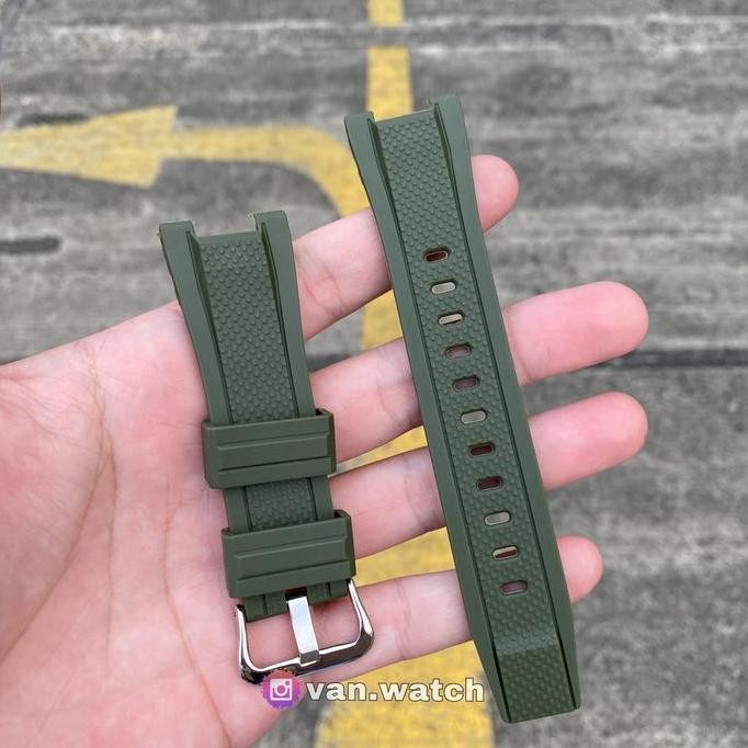 TERBARU - STRAP CASIO GSHOCK GST 100 GST B100 GST S100 S200 HIJAU AM