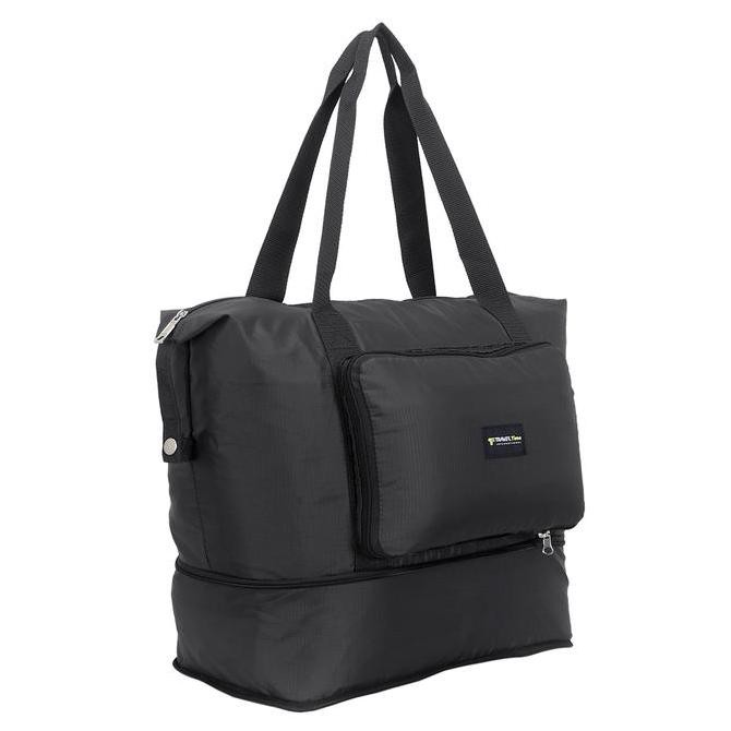 Tas Travel Lipat - Folding Bag Travel Time 376 - Black