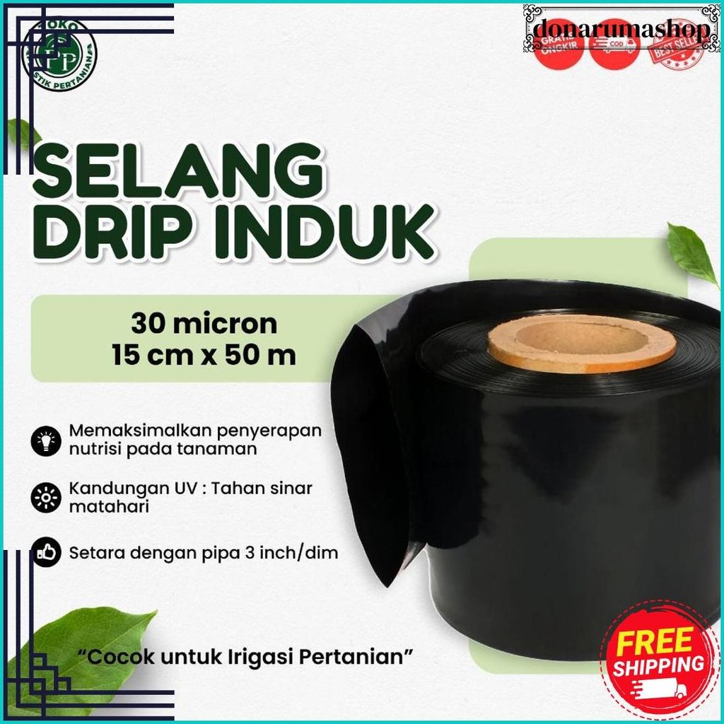 Selang Drip 30 Micron 3 Dim 50 Meter - Selang Irigasi 3 Inch Original Produk