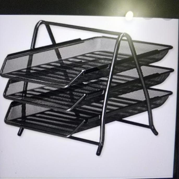 

TERBARU - Document Try Besi 3 Susun/ Rak kertas 3 susun