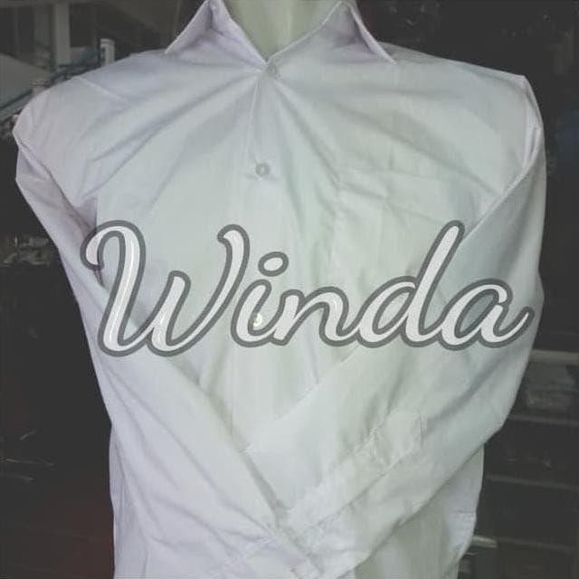 TERMURAH  SERAGAM SEKOLAH WINDA BAJU KEMEJA PANJANG SD-SMP-SMA