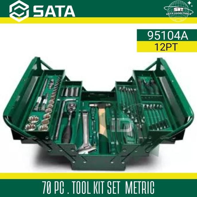 SATA 95104A-70 12PT CANTILEVER MECHANIC TOOL BOX SET TOOL KIT SET