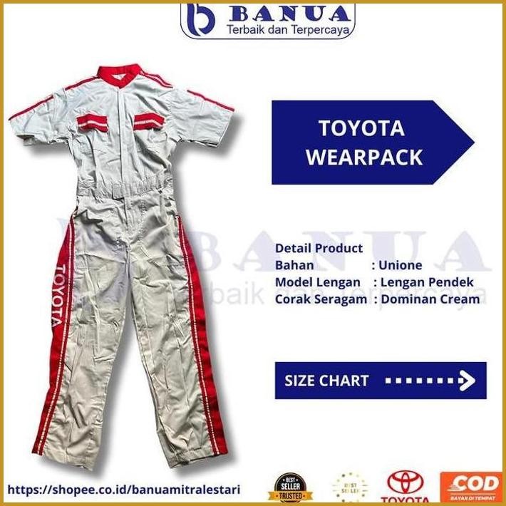 BAJU SERAGAM WEARPACK TOYOTA  SERAGAM WEARPACK TOYOTA  BAJU WEARPACK TOYOTA  WEARPACK TOYOTA