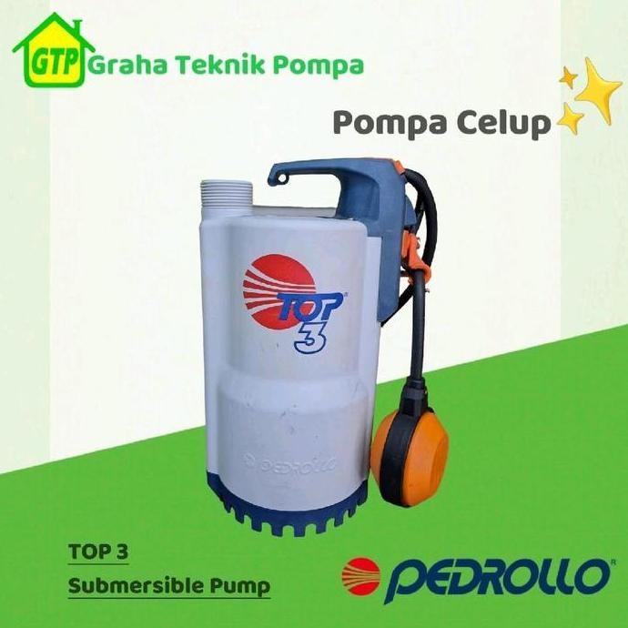 Pompa air celup pedrollo Top 3