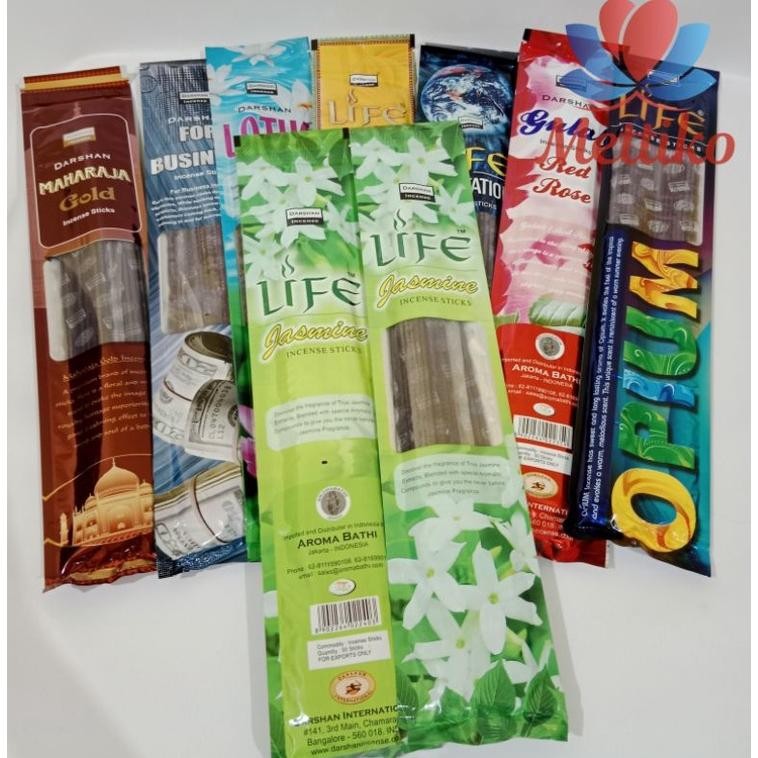 Dupa / Hio India Darshan Life Jasmine Isi 50 Sticks Promo