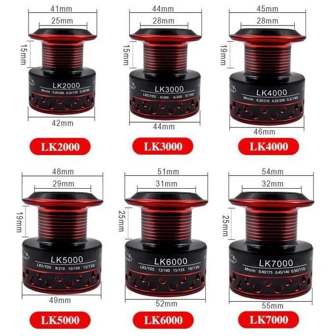 Reel Pancing Spinning 13 Ball Bearing Gold Sharking LK5000