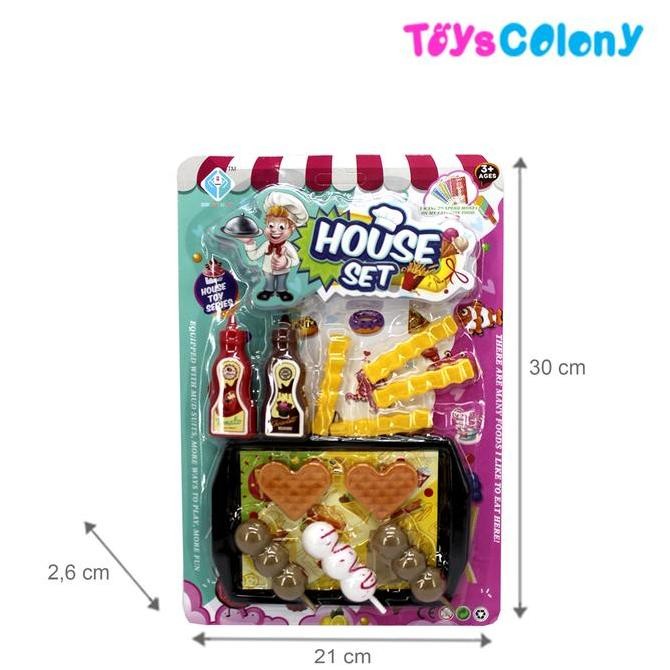 Sate/BBQ/Makanan Mainan Masak-masakan Anak