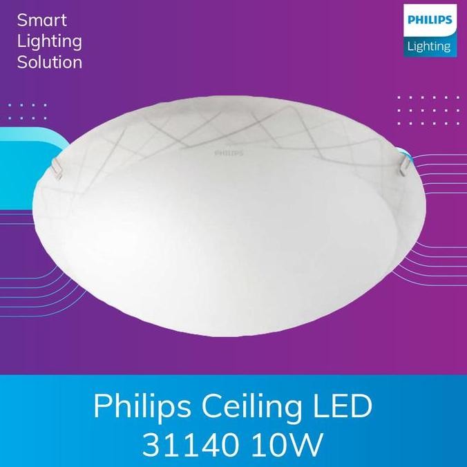 Lampu Plafon Philip Lampu Led Ceiling 10 Watt Warm White Cahaya Kuning