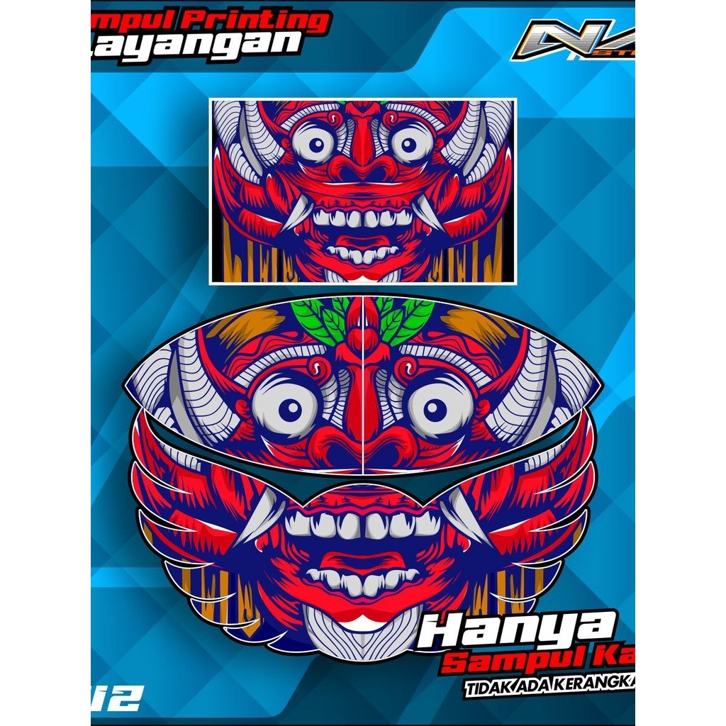  Kain Layangan  Ram Raman , Gapangan Pegon , Gapaangan Ceper  Full Printing   - HANYA KAIN 