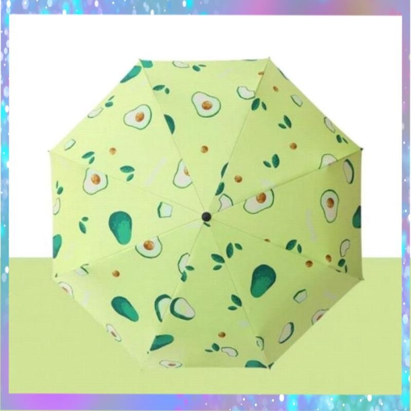 Bisa COD Payung Lipat Murah Import Motif Buah Buahan Payung Manual FSH-15