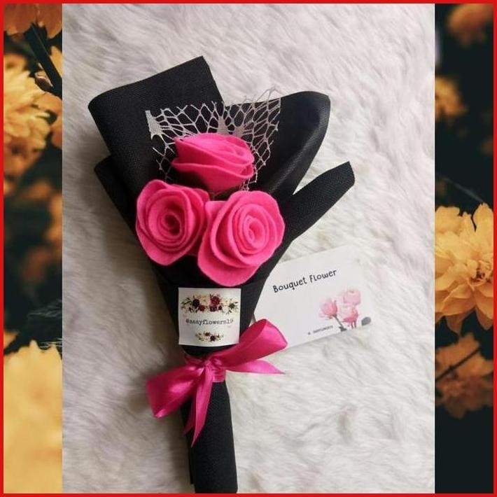 BOUQET BUNGA WISUDA / BOUQET BUNGA FLANEL