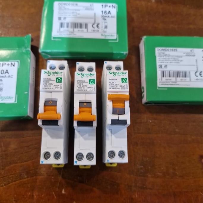 DOMD schneider RCBO slim 20A/16A/10A/6A