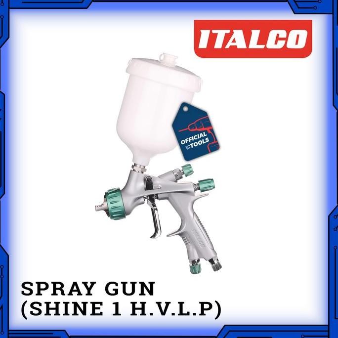 TERBARU - SHINE 1 HVLP 1.3MM ITALCO Pneumatic Professional Spray Gun Premium