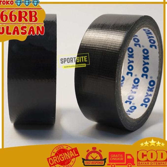 

Cloth Tape Black Joyko Alat Pengikat Perekat Lakban Kain warna Hitam High Quality Cloth Tape