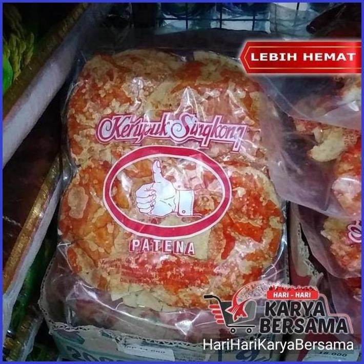 

KERUPUK SINGKONG PATENA 5'S X 150GR-1KG