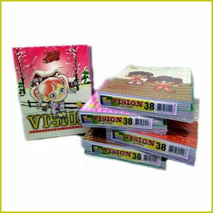 

BUKU TULIS VISION 38 LEMBAR COVER RANDOM