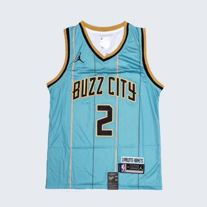 Baju Jersey Basket Swingman NBA Lamelo Ball Charlotte Hornets City Eds