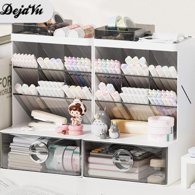 

DEJAVU Rak Meja Laci Penyimpanan Pensil Pulpen Storage Box HSB742 ES